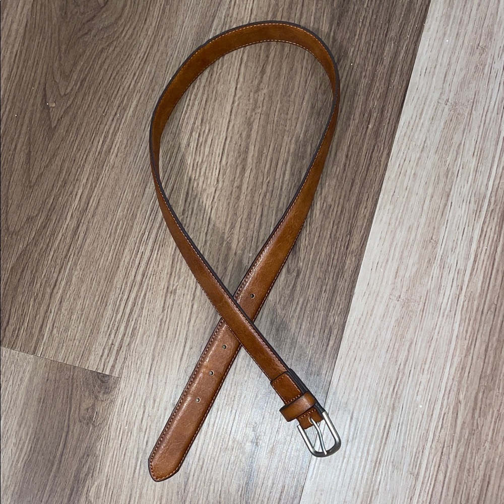 Men's Brown Leather Belt